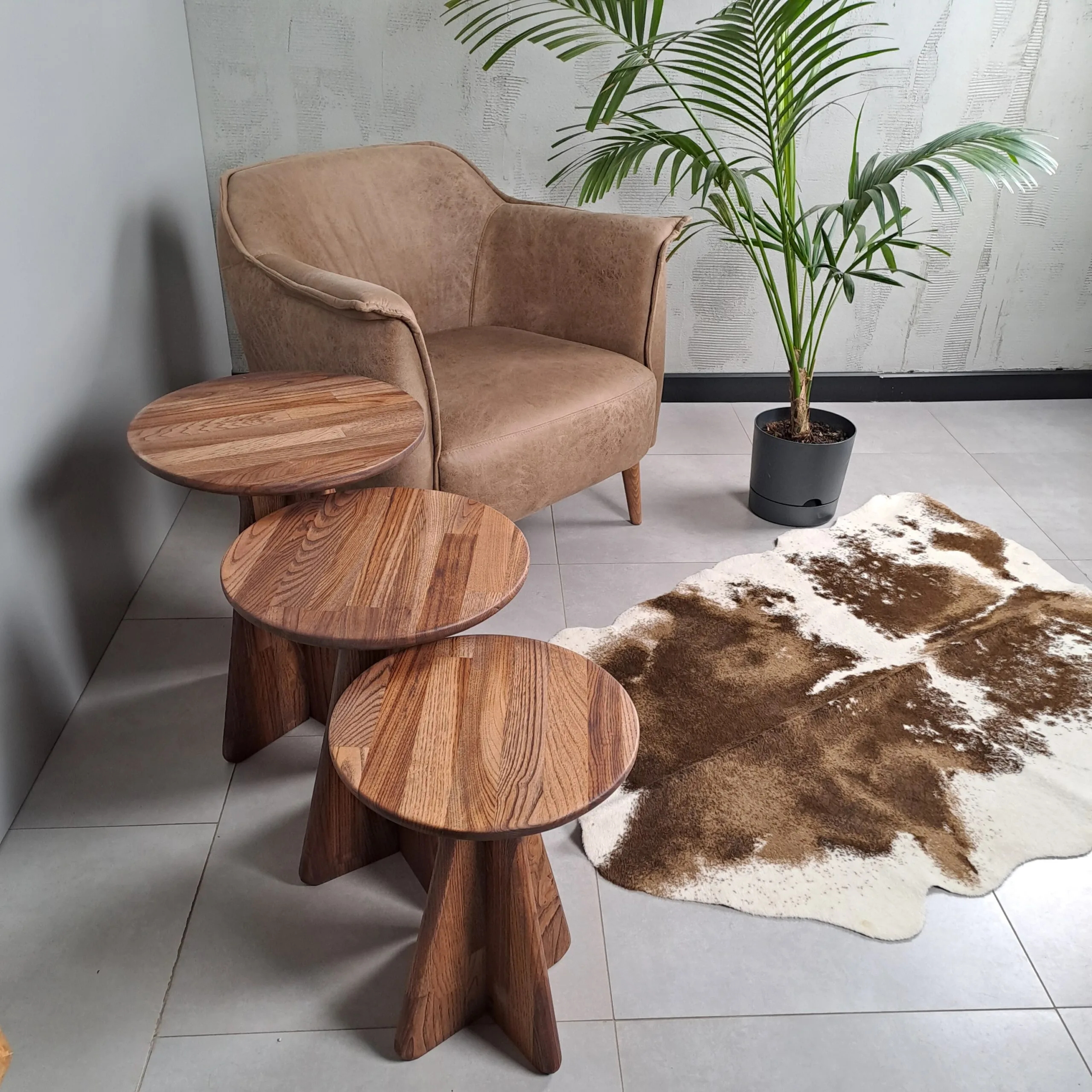 Yeni Mantar 3lü Zigon Sehpa - Image 5