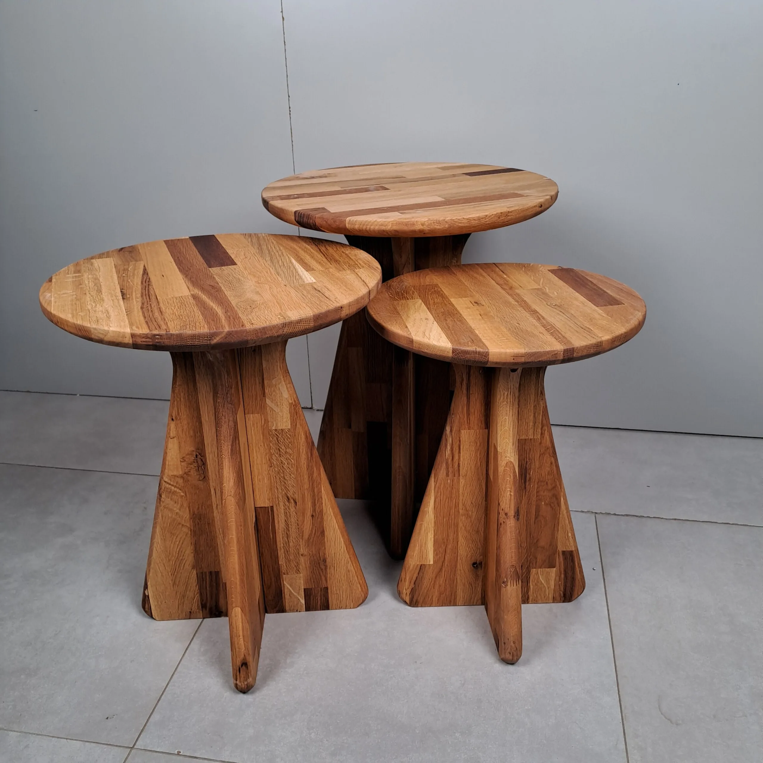 Yeni Mantar 3lü Zigon Sehpa