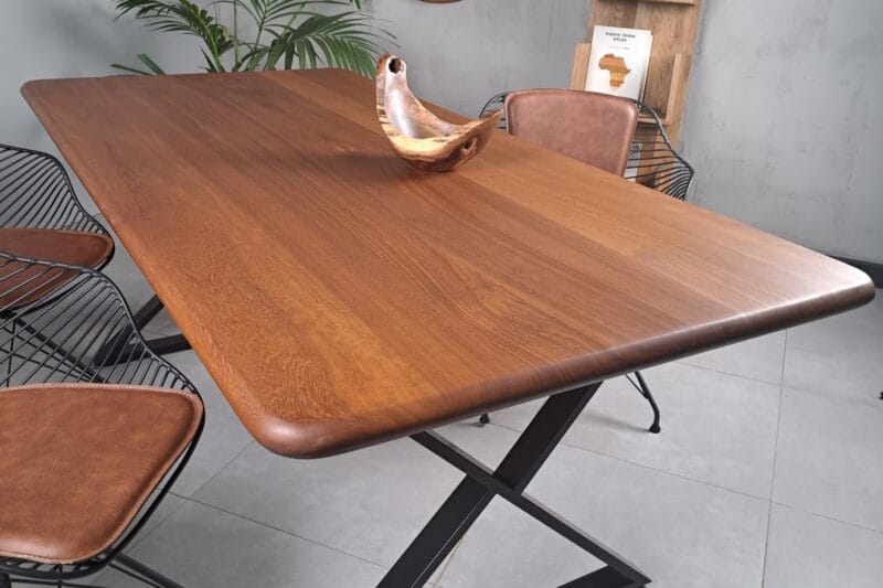 Iroko Oval Köşe Masa - Görsel 10