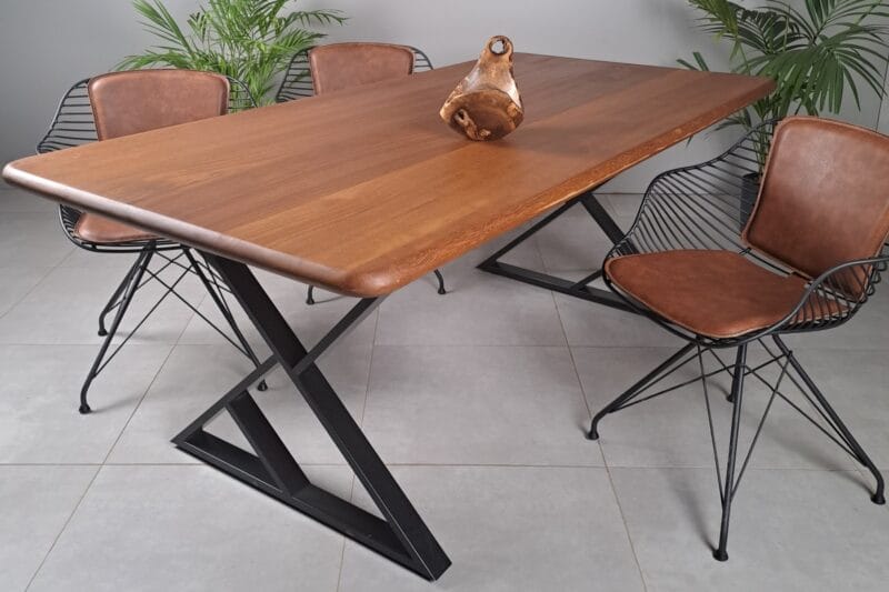 Iroko Oval Köşe Masa - Görsel 8